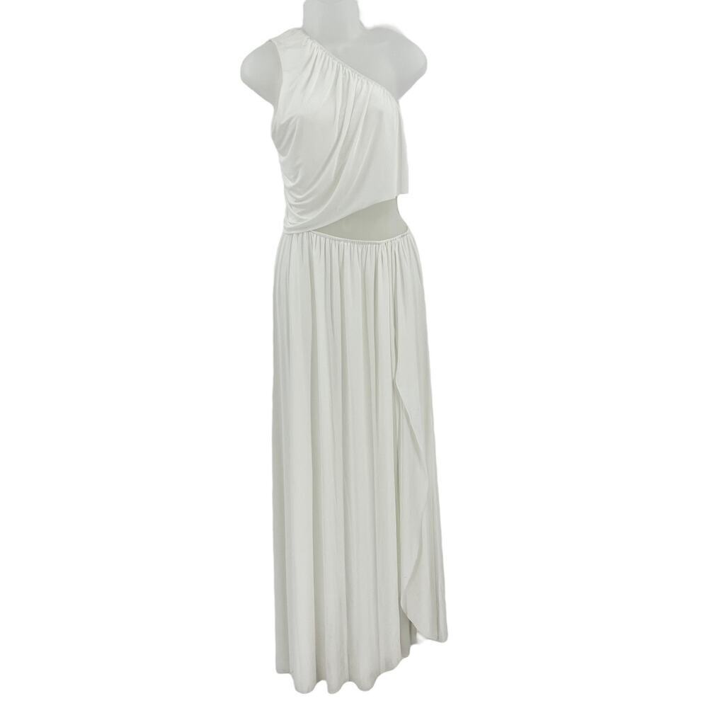 Misa Los Angeles One Shoulder White Dress - Picture 6 of 11